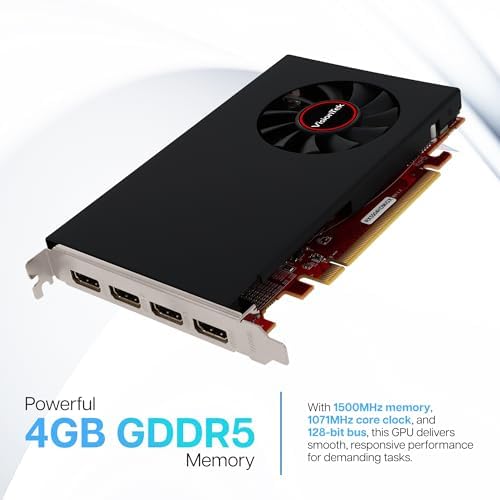 VisionTek AMD Radeon RX 550 4GB GDDR5 4x HDMI Graphics Card - Image 2