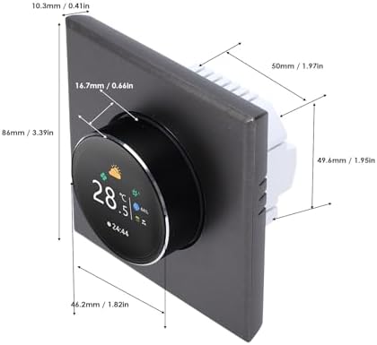 Smart Knob Thermostat TFT Touch Screen for AC Floor Heating Water - Image 7