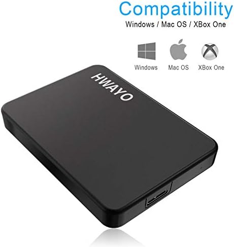 HWAYO 500GB Portable External Hard Drive Ultra Slim 2.5'' USB 3.0 HDD - Image 2