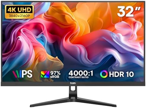 32 Inch 4K Computer Monitor UHD 3840 x2160P, 60Hz, IPS Display, HDR10 by HomePage