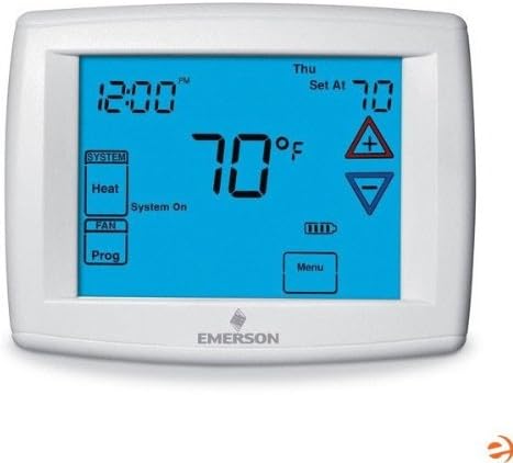 Emerson 1F95-1277 Big Blue 12" Touchscreen Thermostat, Universal Staging/Heat Pump, Universal by Unknown