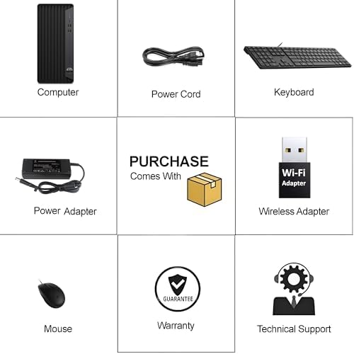 HP Desktop Computer Tower PC for Home & Office Business, Intel Core i5 - Image 7