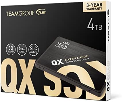 TEAMGROUP QX 4TB 3D NAND QLC 2.5 Inch SATA III Internal Solid State Drive SSD R/W Speed up to 500/460 MB/s 800TBW Laptop & PC Desktop T253X7004T0C101 - Image 5