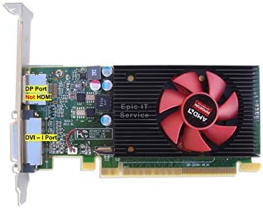 AMD Radeon R5 340X 2GB GDDR3 with DP/DVI (Full Size Bracket, for Normal/Full Size Computer only), Supports 4K via DP Connection by Epic+IT+Service