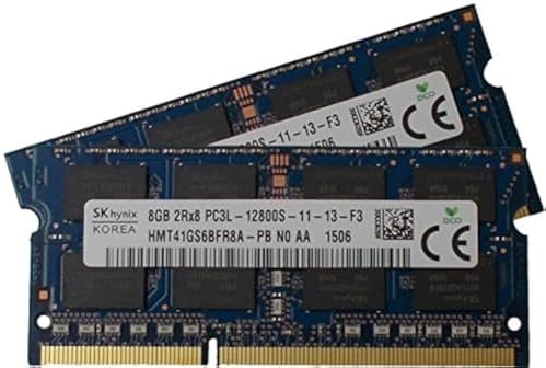 Hynix original 16GB (2 x 8GB), 204-pin SODIMM, DDR3 PC3L-12800, 1600MHz memory module by SKhynix