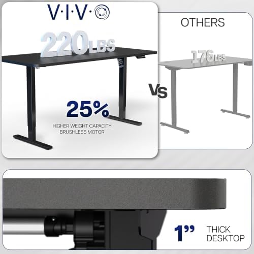 VIVO Light Wood 71 x 36 in Standing Desk, DESK-KIT-1B7C-36 - Image 5
