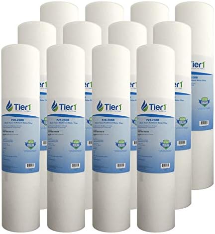 Tier1 20 Micron 4.5" × 20" Filter Replaces DGD-7525-20, 155356-43, 12-Pack by Tier1