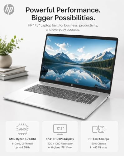 HP 17 Inch FHD Laptop Computer for Business & Students 32GB RAM 1TB SSD - Image 6