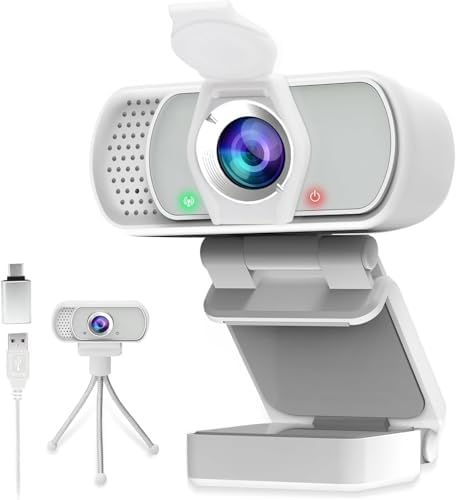 USB c Webcam with Microphone,1080P HD Web Camera for Computer PC Laptop by ZIQIAN%C2%AE