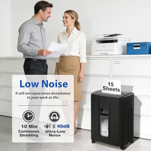 Wingwise Ultra Low Noise 48dB Paper Shredder for Home Office - Image 2