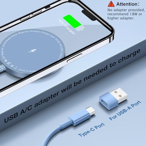 MagSafe Charger 2 Pack: Magnetic Wireless Charge iPhone 17-12 & AirPods - Image 6