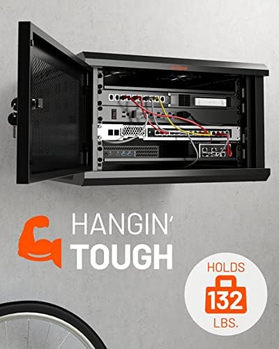 ECHOGEAR 6U Network Rack w/Enclosed Design, Easy Install, 600mm Depth - Image 5