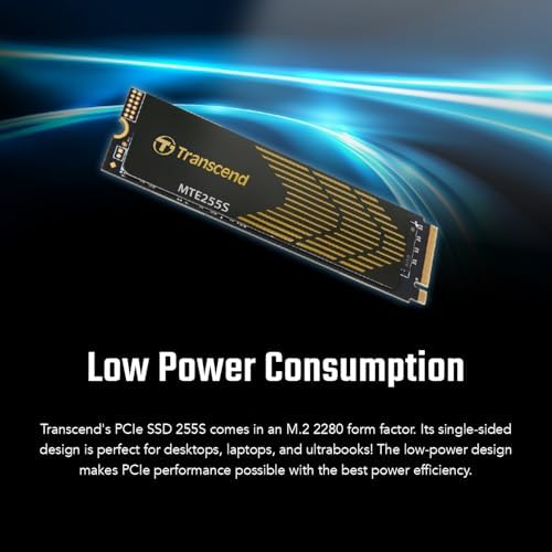 Transcend 2TB MTE255S PCIe 4.0 M.2 2280 SSD, 7400MB/s, with Heatsink - Image 6