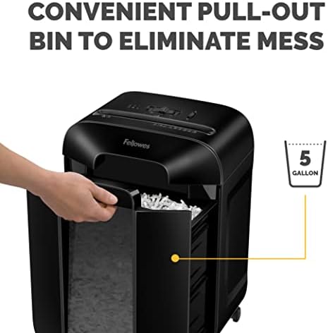 Fellowes LX85 12-Sheet, P4 Cross-Cut Home Office Paper Shredder with SafeSense - Image 6