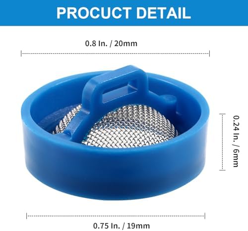 4-Pack Washer Water Inlet Valve Filter Screens for Slow Water Flow - Image 6