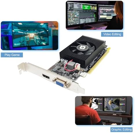 GeForce GT 610 2G DDR3 Low Profile Graphics Card, PCI Express 1.1 x16, HDMI/VGA, Entry Level GPU for PC, SFF and HTPC, Compatible with Win11 - Image 5