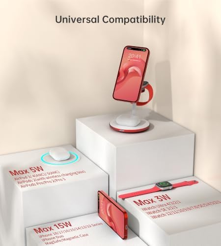 3 in 1 Magnetic Wireless Charging Station for Apple Devices,15W for Magsafe - Image 6