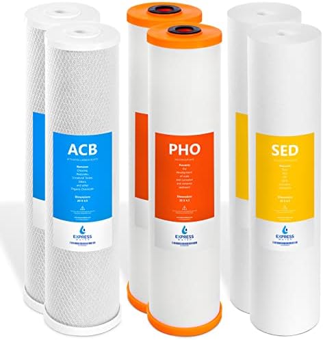 Express Water 2-Year Whole House Anti Scale Filter Set, 5 Micron by ExpressWater
