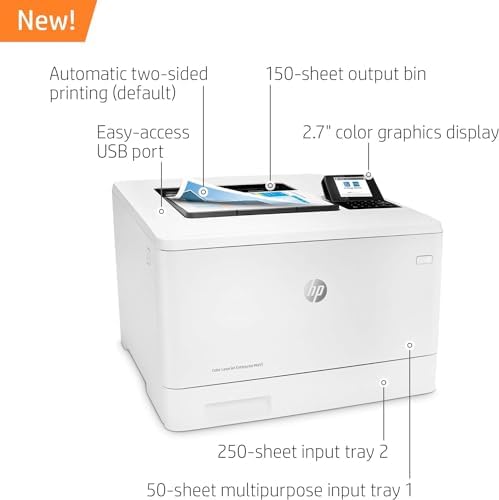 HP Color Laserjet Enterprise M455dn (Renewed Premium) - Image 2