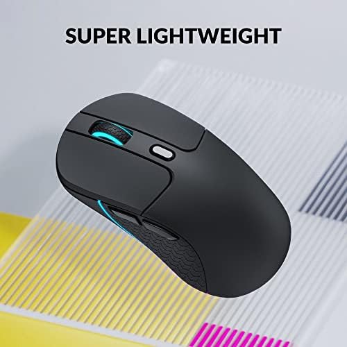 Keychron M3 Wireless Mouse, PAW3395 Sensor Supports 2.4 GHz/Bluetooth 5.1 - Image 4