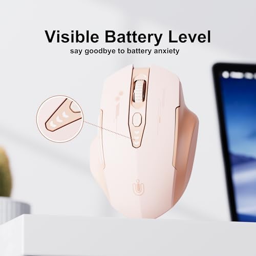 Uineer Bluetooth Mouse, Tri-Mode Wireless, Rechargeable, 3-Device Switch - Image 3