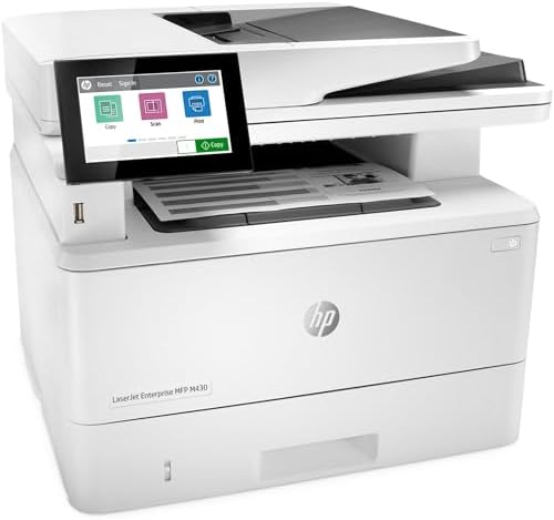HP LaserJet Enterprise MFP M430f Monochrome All-in-One Printer with Built-in Ethernet & 2-Sided Printing (3PZ55A),White, Large - Image 2