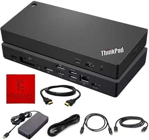 40B00135US Lenovo Docking Station - Thunderbolt 4 Dock - Thinkpad Dock by Koncept