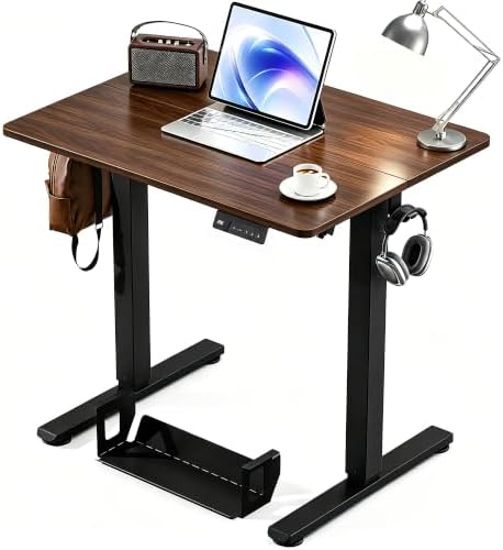 Kingant Standing Desk, 32x24 Inch Electric Height Adjustable Computer Desk by KINGANT