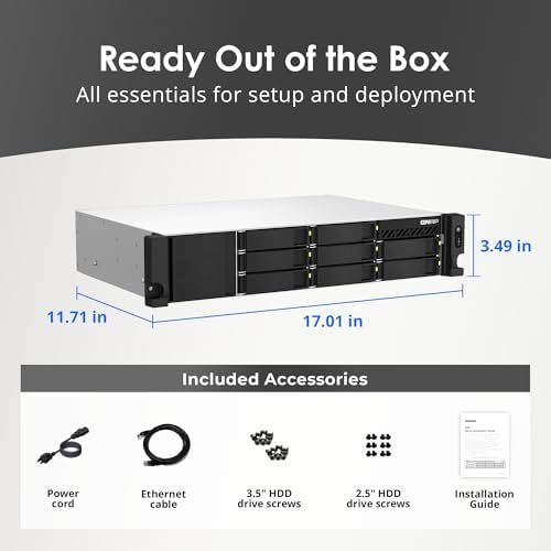 QNAP TS-855eU-8G-US 8 Bay 2U Rackmount NAS - Image 7
