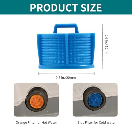 8 Pack AGM73269501 Washer Water Inlet Valve Filter Screen - Image 6