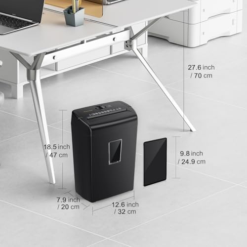 Bonsaii 10-Sheet Heavy Duty Cross Cut Paper Shredder for Home Office - Image 6