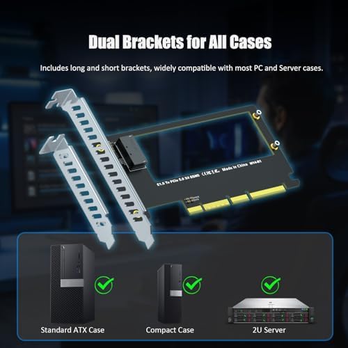 GLOTRENDS M14 E1.S to PCIe 5.0 X4 Adapter Card for EDSFF NVMe SSD - Image 7