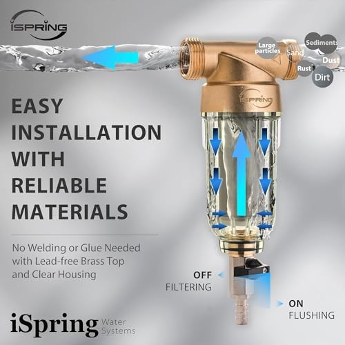 iSpring WSP2PK21 2-Stage Spin Down Sediment Filter Set, 100 and 200 Micron - Image 5