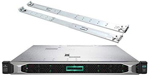 HP ProLiant DL360 Gen 10 Business Server Bundle with 2 x Intel Silver 4210 10 Core CPUs, 64GB RAM, 7.68TB SSDs, RAID, Rail Kit by Unknown