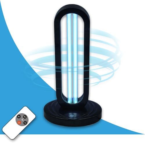 UVILIZER Tower - UV Light Sanitizer & Ultraviolet Lamp with Remote Control (UV-C Cleaner for Home, Room, Office | 38W UVC Disinfection Bulb | Kill Germs, Bacteria, Virus, Dust | USA) by UVILIZER