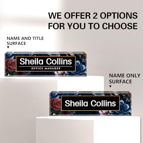 Custom Name Plate for Desk, Employee Appreciation Gifts, Office Decor - Image 2