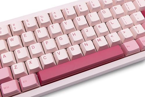KEEBMONKEY WOBKEY Zen 65 65% Quick Release Wireless Mechanical Keyboard with RGB, CNC Aluminum Case, Hot-Swappable, VIA Support, BT/2.4G/USB-C Gaming Keyboard for Mac/Windows (Ultra Pink Gold) - Image 4