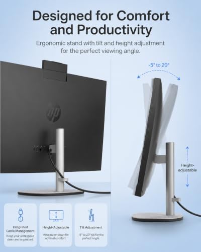 HP 27" All in One Desktop Computer Touchscreen Copilot PC 32GB DDR5 2TB SSD - Image 6
