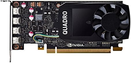 NVIDIA Quadro P1000 Professional 4GB, gddr5, Graphics Board (VCQP1000-PB) by PNY