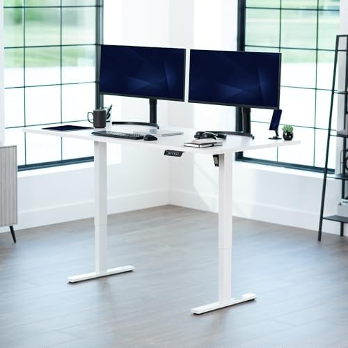 VIVO White 71 x 30 in Standing Desk, DESK-KIT-1W7W - Image 2