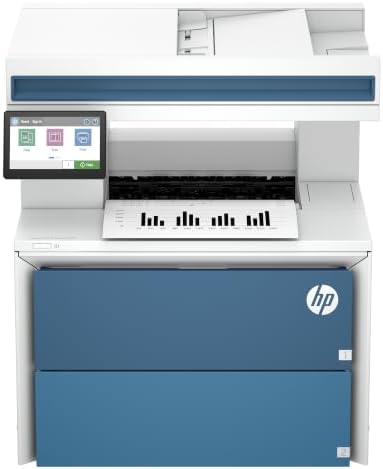 HP LaserJet Enterprise MFP 5601dn Printer, Print, scan, Copy, Fast speeds, Advanced Security, Best for Enterprise, AI-Capable (A29Z5A) by Unknown