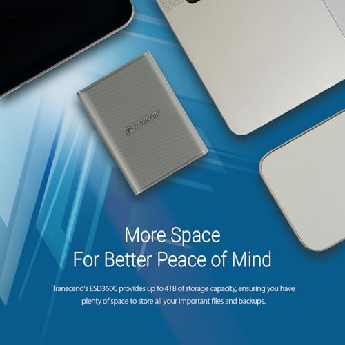 Transcend 4TB ESD360C Portable SSD Up to 2000MB/s USB3.2 Gen2x2, Type-C - Image 6