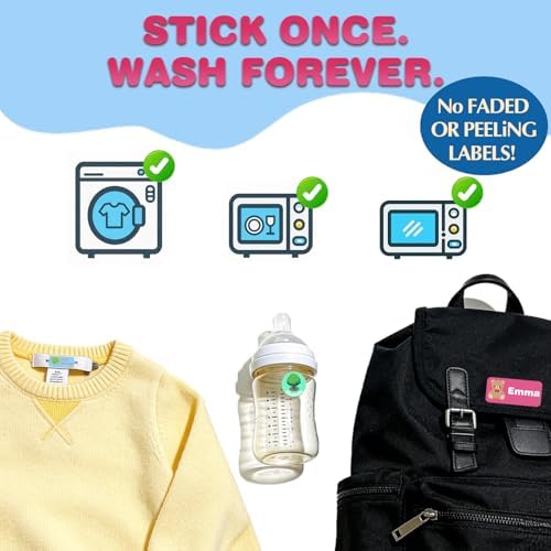 Custom Personalized Name Labels for Kid Waterproof Name Stickers Tags - Image 4