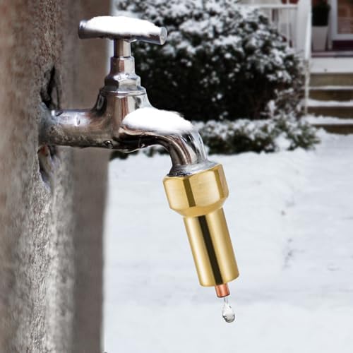 2 Pcs Outdoor Faucet Freeze Protector, Brass Spigot Covers with Tape - Image 6