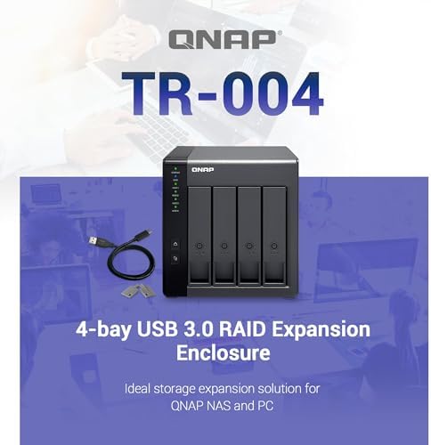 QNAP TR-004 4 Bay USB Type-C Direct Attached Storage (DAS) with hardware RAID (Diskless) - Image 4