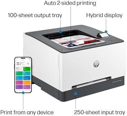 HP Color Laserjet Pro 3201dw Wireless Color Laser Printer, Office Printer, Duplex, Best for Office (499Q9F) - Image 4