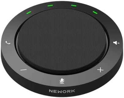 Conference Speakerphone - 2 AI Noise Reduction Mics, 360° Voice Pickup by NEWORK