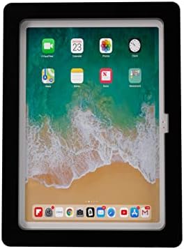 Anti-Theft Acrylic VESA Enclosure Made for Apple iPad 10 10.9" 2022, iPad 11 11" 2025 A16 with Low Profile Wall Mount Kit & 90-Degree Angle USB C Charge Cable (Black) - Image 5