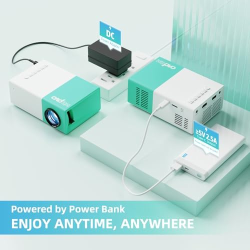 Mini Projector Portable for Gift, Led Outdoor Movie Projector - Image 2