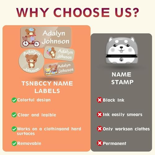 Custom Personalized Name Labels for Kid Waterproof Name Stickers Tags - Image 7